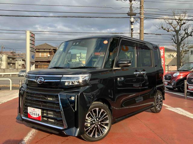 タントカスタムＲＳ純正メモリーナビ　ナビ連動純正ドライブレコーダー　純正ビルトイン型ＥＴＣ　両側電動スライドドア　ターボ車　衝突回避支援ブレーキ　誤発進抑制装置　アイドリングストップ　スマートキー　オートライト（千葉県）の中古車