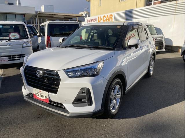 ロッキーＸフルＬＥＤヘッドランプ　ドアアウターハンドル（ボディ同色）　オートエアコン（プッシュ式）　ＵＶカットガラス　キーフリーシステム　プッシュボタンスタート（静岡県）の中古車