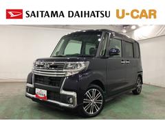タントカスタムＲＳ　トップエディションＳＡＩＩＩ　ナビ／Ｂカメラ一年保証・走行距離無制限走行３５１２３キロ　フルセグナビ　ブルートゥース　バックカメラ　ＥＴＣ　オートライト　ＬＥＤヘッドライト　両側電動スライドドア