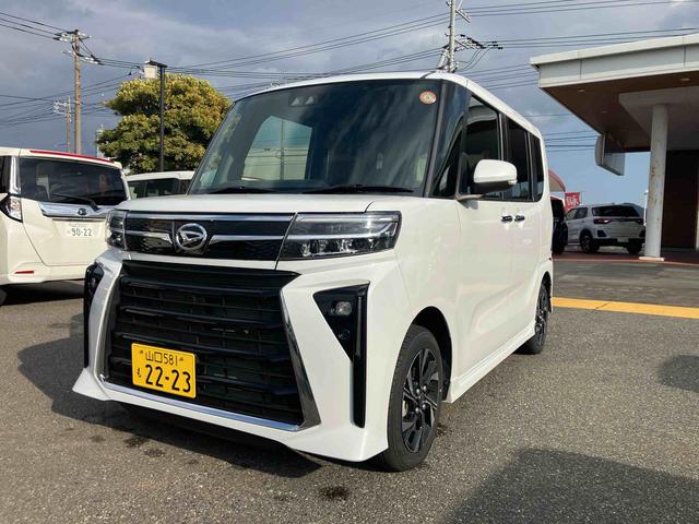 タントカスタムＸキーレスエントリー　スマキー　エアバッグ　アルミホイール　ＡＢＳ　整備記録簿（山口県）の中古車