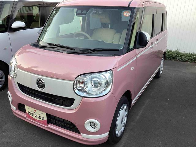 ムーヴキャンバスGホワイトアクセントVS SAIIIインパネシフト プッシュスタートスイッチ 電子カードキー 車線逸脱警報 ABS 追突被害軽減ブレーキ オートエアコン フォグランプ(鹿児島県)の中古車