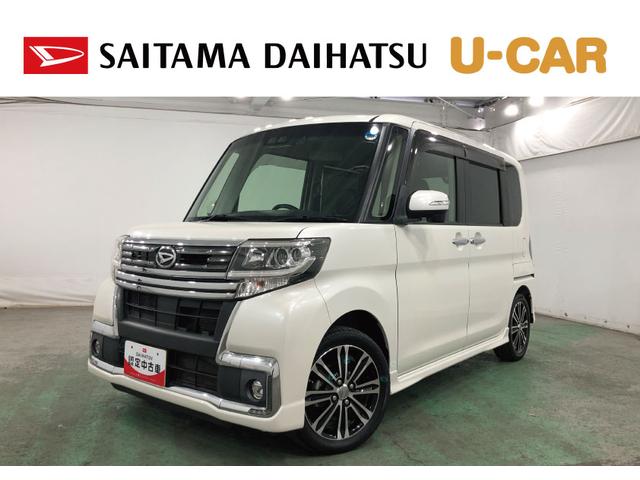 タントカスタムＲＳ　トップエディションＳＡIII　ナビ／ドラレコ１年保証距離無制限　走行距離９４０９６キロ　フルセグナビ　バックカメラ　ブルートゥース　ドラレコ　純正マット　ＬＥＤヘッドランプ　アイドリングストップ　シートヒーター　両側電動スライドドア　キーフリー（埼玉県）の中古車