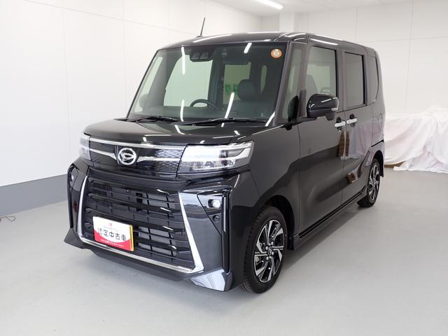 タントカスタムＸ衝突被害軽減ブレーキ　横滑り防止装置　オートハイビーム　アイドリングストップ　ステアリングスイッチ　オートライト　キーフリーシステム　オートエアコン　ナビ　ドラレコ　パノラマカメラ　ＥＴＣ　マット（岐阜県）の中古車