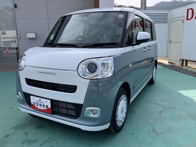 ムーヴキャンバスストライプスＧスマートキープッシュスタート　キーフリーキー　運転席エアバック　ＡＢＳ（山口県）の中古車