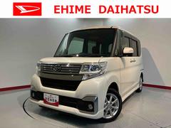 タントカスタムＸ純正ナビ　地上デジタルＴＶ　ＥＴＣ　プッシュスタート　左側電動スライドドア　運転席シートーヒーター　ＬＥＤヘッドライト　オートライト　アイドリングストップ　純正アルミホイール