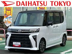 タントカスタムＲＳ　純正ナビ　ＥＴＣ　パノラマモニター保証　新車保証・まごころ保証　１年間・走行距離無制限付き　純正７インチナビ　ＥＴＣ車載器　パノラマモニター　両側電動スライドドア　前席シートヒーター　電動パーキングブレーキ　ＬＥＤヘッドランプ