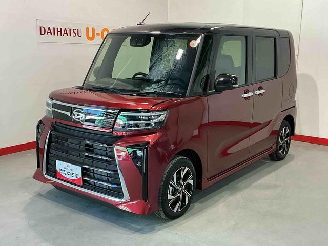 タントカスタムＸ衝突軽減ブレーキ　リアコーナーセンサー　車線逸脱防止　アイドリングストップ機能　盗難警報装置　ＬＥＤ　ワンオーナー　キーレスエントリー　前席シートヒーター　オートＬＥＤ　電動格納ミラー　スマキー（栃木県）の中古車