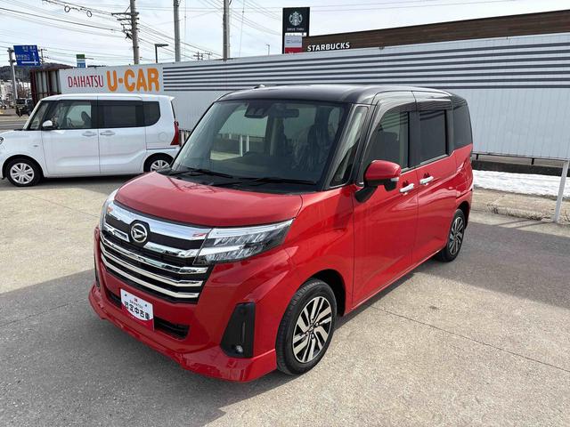 トールカスタムＧ４ＷＤ　純正ナビ　ドライブレコーダー　リモコンエンジンスターター　ＬＥＤヘッドランプ／フォグランプ　オートエアコン／ライト／ハイビーム／電動格納ドアミラー　両側電動スライドドア　電動パーキングブレーキ（秋田県）の中古車