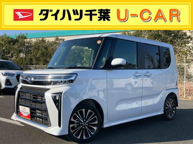 タントカスタムＲＳターボエンジン　１５インチアルミ　バックカメラ　両側電動スライドドア　シートヒーター　電動駐車ブレーキ　ＬＥＤライト＆フォグ　上下２段調節式デッキボード　コーナーセンサー　衝突被害軽減ブレーキ（千葉県）の中古車