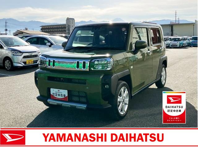 タフトＧターボ　クロムベンチャー　純正ナビ　バックモニタースマートアシスト・１５インチアルミ・Ｄ−ＣＶＴターボエンジン・ＬＥＤヘッドランプ・ＬＥＤフォグ・電動パーキング・運転席助手席シートヒーター・ＵＳＢソケット（山梨県）の中古車