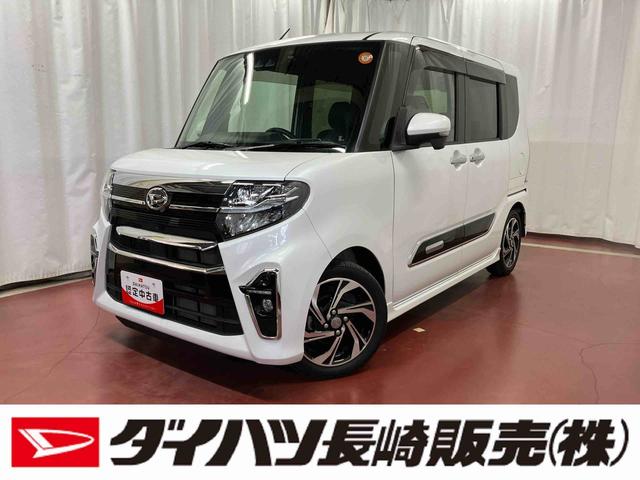 タントカスタムRSスタイルセレクション下取車 ターボ 9インチナビ 前後ドライブレコーダー パノラマモニター ETC Bluetooth TV アダプティブクルーズコントロール シートヒーター 両側電動スライドドア 衝突被害軽減システム(長崎県)の中古車