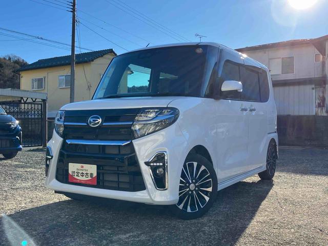 タントカスタムＲＳ２ＷＤ　スマートアシスト　ＣＶＴ　シートヒーター　クルーズコントロール　パノラマモニター　ターボ　両側電動スライドドア　ミラクルオープンドア　ＥＴＣ付き　　オートライト　プッシュボタンスタート（福島県）の中古車