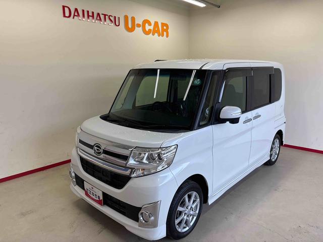 タントカスタムX トップエディションSA4WD 純正ナビ LEDヘッドライト ハロゲンフォグランプ オートエアコン/ライト 電動ドアミラー TVコントロールキット 助手席電動スライドドア バックカメラ VSC(横滑り防止機能)(秋田県)の中古車