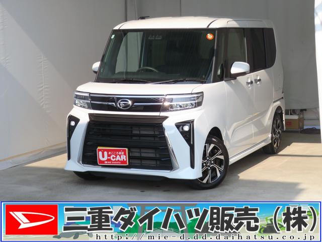 タントカスタムＸ　　純正９型ディスプレイオーディオ　１年間無料保証１オーナ　バックカメラ　コーナーセンサー　電動パーキングブレーキ　地デジ　ＢＬＵＥＴＯＯＴＨ　キーフリー　展示車　電動ミラー　ＵＳＢ　両側パワースライドドア　ＨＤＭＩ接続　運転席・助手席シートヒーター（三重県）の中古車