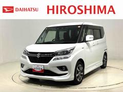 ソリオバンディットハイブリッドＭＶ　ナビ　ＥＴＣ　ドラレコ　全方位カメラプッシュボタンスタート　オートエアコン　ステアリングスイッチ　パワースライドドア　アイドリングストップ　シートヒーター　オートライト　電動格納ミラー　シートリフター　後席テーブル　後席サンシェード