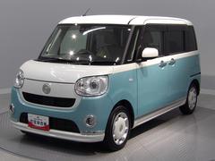 ムーヴキャンバスＧメイクアップリミテッド　ＳＡＩＩＩスマートアシスト３　４ＷＤ　両側パワースライドドア　ＬＥＤヘッドライト　パノラマモニター対応カメラ　シートヒーター　置き楽ボックス　純正１４インチホイール　キーフリー　プッシュボタンスタート