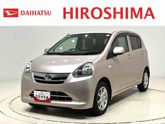 ミライースＸ　メモリアルエディション　ＡＭ／ＦＭＣＤステレオ　アルミ付電動格納式ドアミラー　リヤスモークガラス　純正ロングバイザー　純正カーペットマット　アイドリングストップ車　セキュリティアラーム　キーレスエントリーシステム　マニュアルエアコン　クリアテールランプ