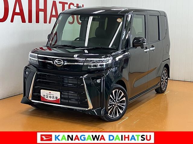 タントカスタムRSサポカーSワイド適合 ミラクルオープンドア 両側オートスライドドア パノラマモニター対応 電動パーキングブレーキ ステアリングスイッチ シートヒーター オートエアコン コーナーセンサー キーフリー(神奈川県)の中古車