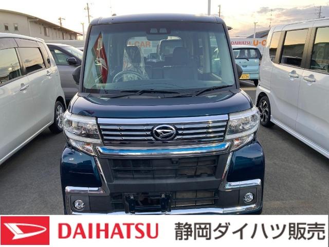 タントカスタムＸ　トップエディションＶＳ　ＳＡIII１４インチアルミホイール　キーフリーシステム　パワースライドドア（片側）　オートエアコン（プッシュ式）　ＬＥＤヘッドランプ　プッシュボタンスタート（静岡県）の中古車