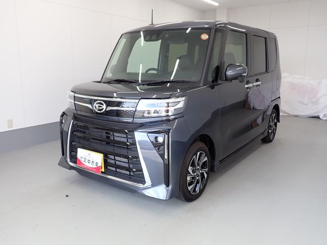 タントカスタムＸ衝突被害軽減ブレーキ　横滑り防止装置　オートハイビーム　アイドリングストップ　ステアリングスイッチ　オートライト　キーフリーシステム　オートエアコン　ナビ　ドラレコ　パノラマカメラ　ＥＴＣ　マット（岐阜県）の中古車