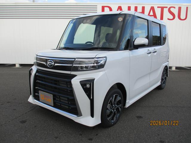 タントカスタムＸＲ７年式　届出済み未使用車　両側パワースライドドア　４ｋｍ（福岡県）の中古車