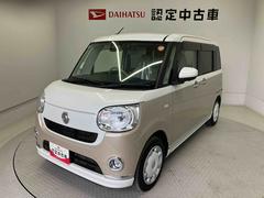 ムーヴキャンバスＧメイクアップＶＳ　ＳＡＩＩＩスマートアシスト搭載　パノラマモニター対応　後席両側電動スライドドア　オートエアコン　オートライト　キーフリー　アイドリングストップ　ＡＢＳ　電動ドアミラー