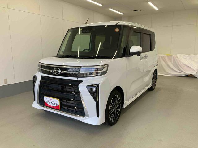 タントカスタムＲＳ衝突被害軽減ブレーキ　横滑り防止装置　オートハイビーム　アイドリングストップ　ステアリングスイッチ　オートライト　キーフリーシステム　オートエアコン　ナビ　ドラレコ　パノラマカメラ　マット　バイザー（岐阜県）の中古車