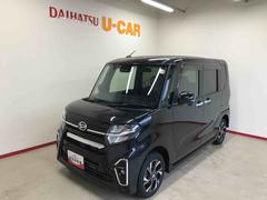 タント 中古車 カスタムＸ４ＷＤ　純正ナビ　バックカメラ　ステアリングスイッチ　オートエアコン／ライト／ハイビーム／電動ドアミラー　ＬＥＤヘッドライト／フォグランプ　両側電動スライドドア　ＥＴＣ　ＴＶコントロールキット