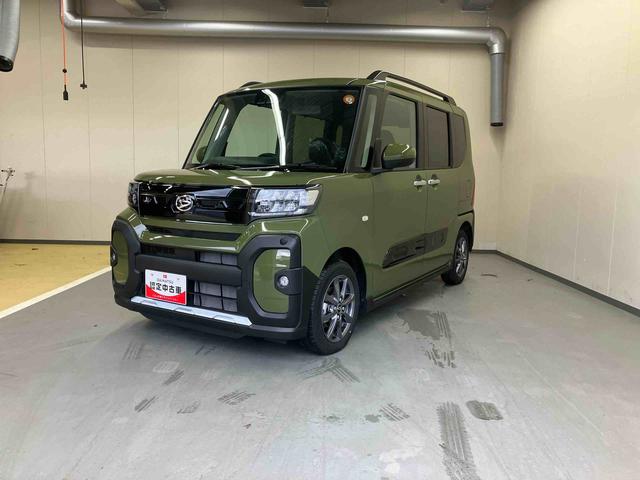 タントファンクロス／両側パワースライドドアディスプレイオーディオ　バックモニター　両側パワースライドドア　イージークローザー　プッシュボタンスタート　電動パーキングブレーキ　キーフリー　前席シートヒーター　アウトドア　ＵＳＶ　ＬＥＤ（三重県）の中古車