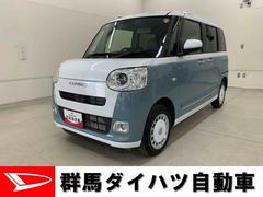 ムーヴキャンバスストライプスＧ　４ＷＤ両側電動スライドドア・ＬＥＤヘッドライト・オートライト・オートマチックハイビーム・プッシュスタートボタン・アイドリングストップ・シートヒーター・電動パーキングブレーキ・スマートアシスト