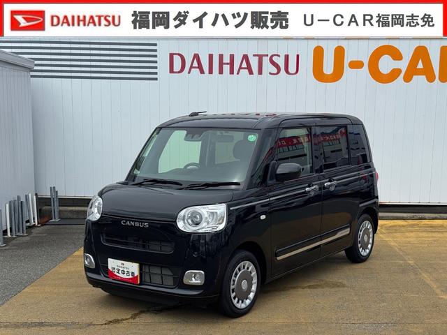 ムーヴキャンバスセオリーＧ新車保証継承付　ＣＤチューナー　バックカメラ付　シートヒーター（福岡県）の中古車
