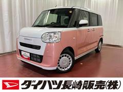 ムーヴキャンバスストライプスＸ届出済未使用車　元展示車　禁煙車　衝突被害軽減システム　盗難防止システム　横滑り防止装置　両側電動スライドドア　ＵＳＢチャージャー　スマートキー　プッシュスタート　アイドリングストップ