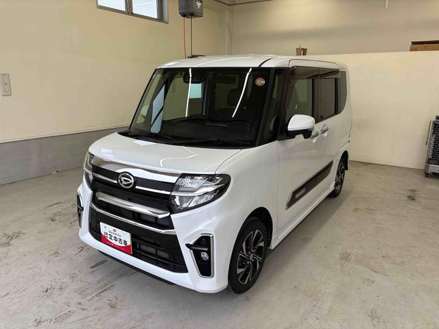 タントカスタムＸ４ＷＤ　純正ナビ　ドライブレコーダー　ＬＥＤヘッドライト／フォグランプ　オートエアコン／ライト／ハイビーム／電動ドアミラー　ＥＴＣ　コーナーセンサー　両側電動スライドドア　運転席・助手席シートヒーター（秋田県）の中古車