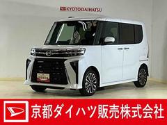 タントカスタムＲＳ　ディスプレイオーディオ　バックカメラ　ターボスマートアシスト　ディスプレイオーディオ　バックカメラ　フルセグチューナー　ターボ　プッシュボタンエンジンスタート　両側リヤパワースライドドア　ブルートゥース対応　アダプティブクルースコントロール