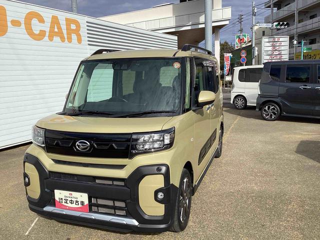 タントファンクロスターボターボエンジン　インパネシフト　プッシュスタートスイッチ　電子カードキー　電動パーキングブレーキ　両側自動スライドドア　車線逸脱警報　ＡＢＳ　オートマチックハイビーム（鹿児島県）の中古車