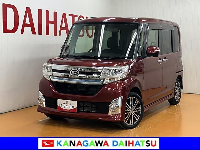 タントカスタムRS スマートセレクションSAスマアシ ミラクルオープンドア 両側オートスライドドア オートエアコン Pスタート エコアイドル 横滑り防止機能 誤発進抑制機能 電動格納ミラー パワーウインドウ ETC キーフリー(神奈川県)の中古車