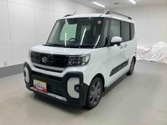 タントファンクロスターボリミテッド衝突被害軽減ブレーキ　横滑り防止装置　オートハイビーム　アイドリングストップ　ステアリングスイッチ　オートライト　キーフリーシステム　オートエアコン　ＥＴＣ　パノラマカメラ