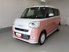 ムーヴキャンバスストライプスＧ衝突被害軽減ブレーキ　横滑り防止装置　オートハイビーム　アイドリングストップ　ステアリングスイッチ　オートライト　キーフリーシステム　オートエアコン　パノラマカメラ