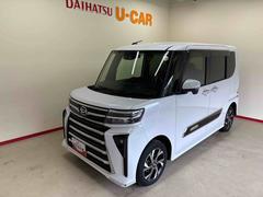 タントカスタムＸ４ＷＤ　純正ナビ　ドライブレコーダー　ＥＴＣ　ＬＥＤヘッドライト／フォグランプ　オートエアコン／ライト／ハイビーム／電動ドアミラー　コーナーセンサー　両側電動スライドドア　電動パーキングブレーキ