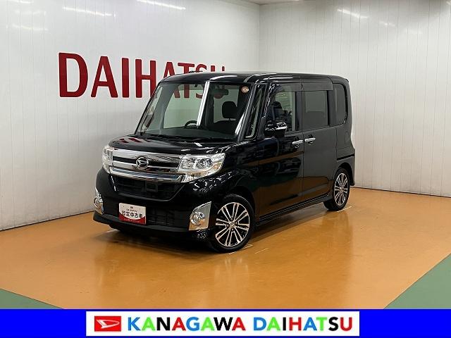 タントカスタムＲＳ　ＳＡ４ＷＤ　ミラクルオープンドア　Ｂカメラ　両側オートスライドドア　ステアリングスイッチ　ＵＳＢ接続端子　Ｐスタート　エコアイドル　横滑り防止機能　誤発進抑制機能　ＥＴＣ　キーフリー（神奈川県）の中古車