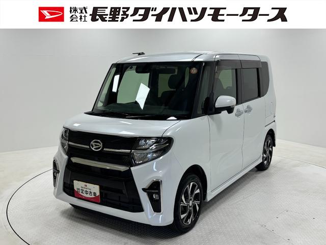 タントカスタムＸセレクションドラレコ　ＥＴＣ　ナビ　バックカメラ　Ｂｌｕｅｔｏｏｔｈ　ハンズフリー　ＵＳＢソケット　両側電動スライドドア　ミラクルオープンドア　両側シートヒーター　格納式テーブル　ＬＥＤ　キーフリー　スマアシ（長野県）の中古車