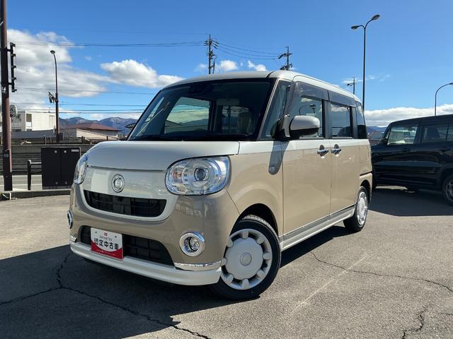 ムーヴキャンバスＧメイクアップリミテッド　ＳＡIII４ＷＤ　ＣＶＴ　ＣＤラジオ　両側電動スライドドア　キーフリー　ＬＥＤヘッドライト（長野県）の中古車