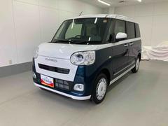 ムーヴキャンバスストライプスＧ衝突被害軽減ブレーキ　横滑り防止装置　４ＷＤ　オートハイビーム　アイドリングストップ　ステアリングスイッチ　オートライト　キーフリーシステム　オートエアコン　パノラマカメラ