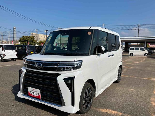 タントカスタムＸキーレススタートシステム　スマートキー　点検記録簿　ＡＢＳ付　アルミホイール　エアバック（山口県）の中古車