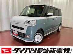 ムーヴキャンバスストライプスＧ１オーナー　両側電動スライドドア　衝突被害軽減システム　イモビライザー　アイドリングストップ　電動格納式ドアミラー　シートヒーター　ＬＥＤヘッドランプ　スマートキー　プッシュスタート