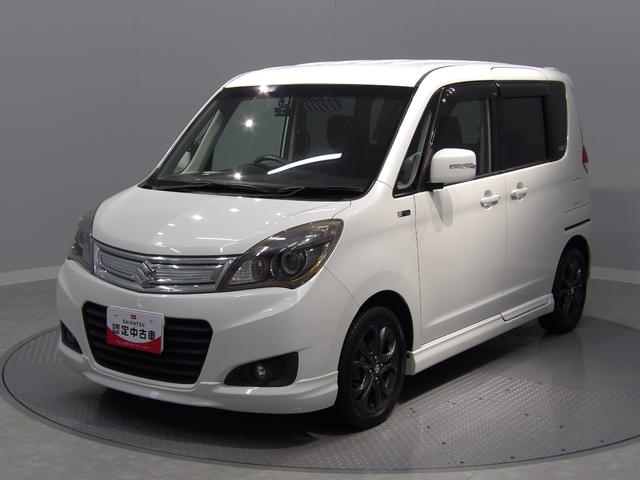 ソリオブラック＆ホワイトII−ＤＪＥ４ＷＤ　左側パワースライドドア　シートヒーター　　ディスチャージヘッドライト　ステアリングスイッチ　スマートキー　プッシュスタート　　横滑り防止装置　アルミホイール（岩手県）の中古車