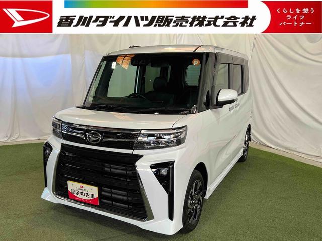 タントカスタムＸバックカメラ　シートヒーター　ステアリングスイッチ　両側パワースライドドア　助手席側ピラーレス　オートエアコン　認定中古車　ＣＶＴ　６６０（香川県）の中古車