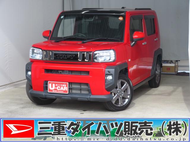 タフトＧターボ　　　　　純正７型ナビ　バックカメラ　１年間無料保証電動パーキングブレーキ　コーナーセンサー　前後ドラレコ　キーフリー　運転席・助手席シートヒーター　地デジ　電動格納式ミラー　ＵＳＢ入力　Ｂｌｕｅｔｏｏｔｈ対応　ＬＥＤランプ　ＤＶＤ再生　オートエアコン（三重県）の中古車