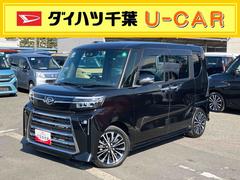 タントカスタムＲＳターボ　９型ＤＳＡ／ＴＶ／ＢＴ／ＵＳＢ　バックカメラ　前後ドラレコ　ＥＴＣ　ＬＥＤヘッドライト　オートライト　ＡＤＢ　スマアシ　コ−ナ−センサー　シートヒーター　両側電動スライドドア　革ステ　アルミ