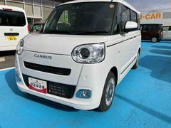 ムーヴキャンバスセオリーＧターボ２ＷＤ　６６０ｃｃ　両側電動スライドドア　衝突被害軽減ブレーキ　横滑り防止装置　ＡＢＳ　アイドリングストップ　プッシュボタンスタート　クルーズコントロール　ディスプレイオーディオ　バックモニター